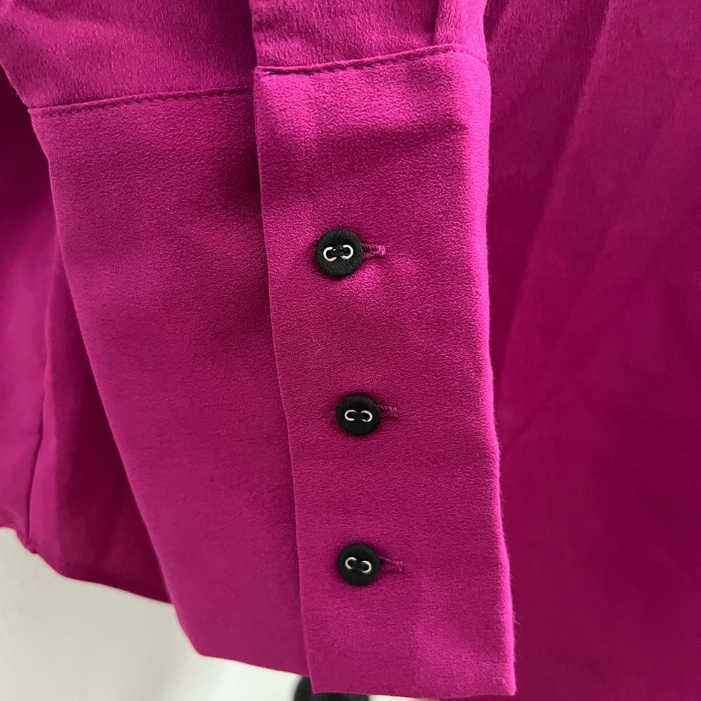 Lane Bryant Long Sleeve Notched Collar Shirt - Picture 5 of 9